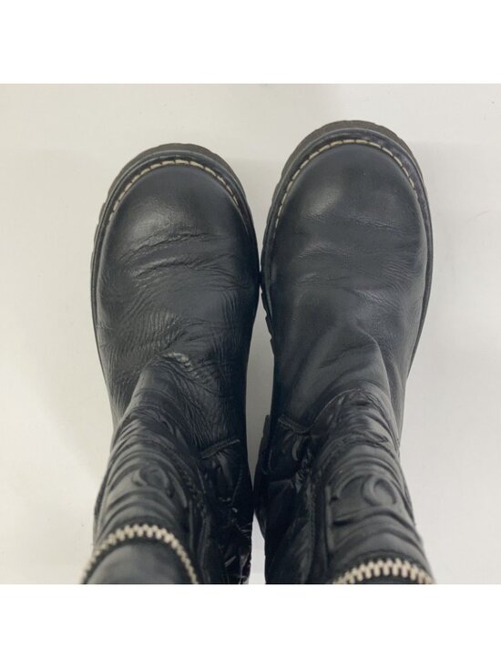 CHANEL | Shoes | Chanelinterlocking Cc Puffer Ankle Boots  Chanel CC Logo Quilted Nylon Leather Boots
